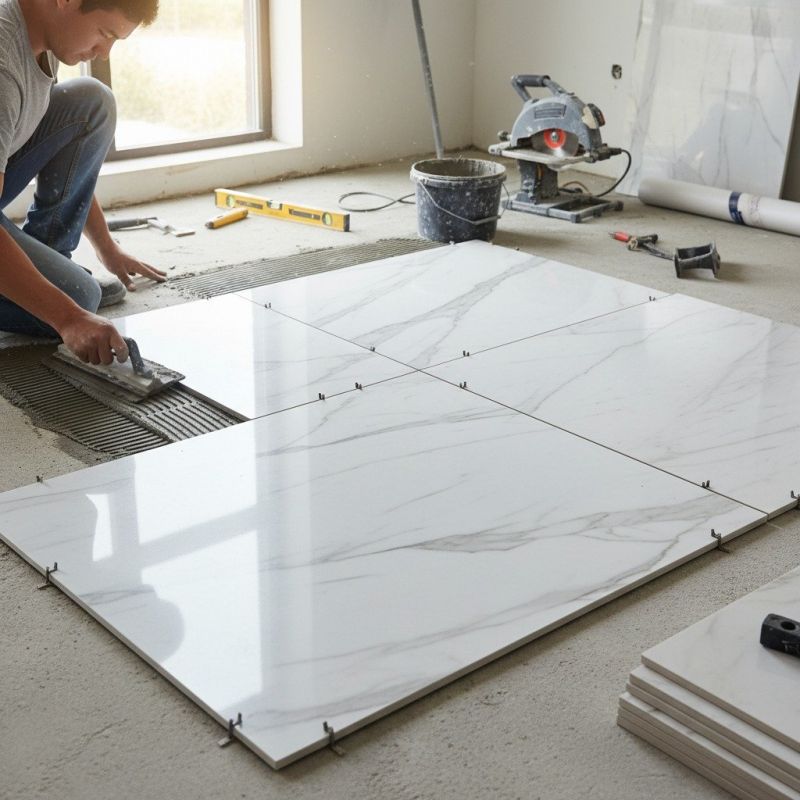 Tile Floor Installation